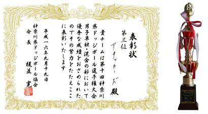 賞状&トロフィー