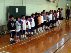 終了の挨拶 中新田パルファイヤーズ
