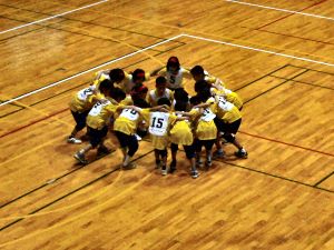 2005バージョンの円陣
