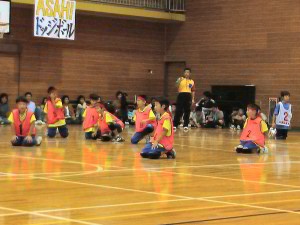 決勝戦 気合入れるぞ〜
