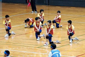 試合開始前