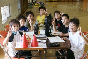 ゆうとのアタックが決まり、まずはリード
