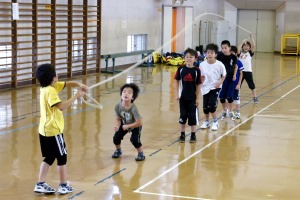 ファイヤーボンバーズの大縄跳び