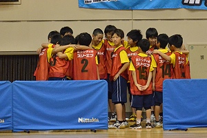 試合前