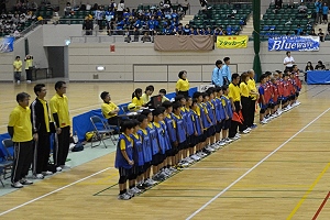 試合前