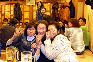 後ろの同級生酔っ払いが・・・